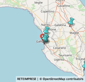 Mappa Viale Europa, 73014 Gallipoli LE, Italia (40.51)