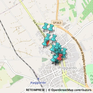 Mappa Via Antonio Bortone, 73037 Poggiardo LE, Italia (0.368)