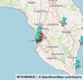 Mappa Via Benedetto Cairoli, 73011 Alezio LE, Italia (40.58833)