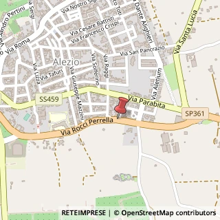 Mappa Via Rocci Perrella, 114, 73011 Alezio, Lecce (Puglia)