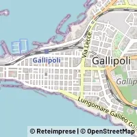 Mapa Gallipoli