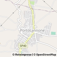Kartta Portocannone