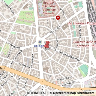 Mappa Via Re Tancredi, 3, 00162 Roma, Roma (Lazio)