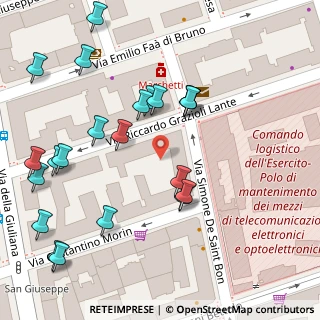 Mappa Via Simone de Saint Bon, 00195 Roma RM, Italia (0.05455)