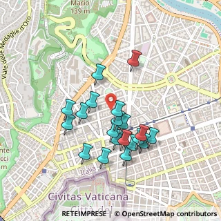 Mappa Via Simone de Saint Bon, 00195 Roma RM, Italia (0.429)
