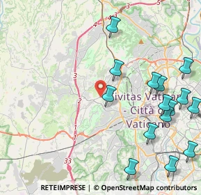 Mappa Via Ortonovo, 00168 Roma RM, Italia (5.77375)