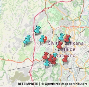 Mappa Via Ortonovo, 00168 Roma RM, Italia (3.42067)