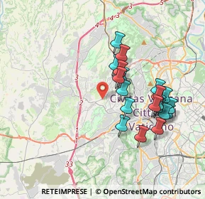 Mappa Via Ortonovo, 00168 Roma RM, Italia (3.632)