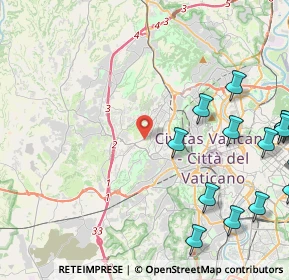 Mappa Via Ortonovo, 00168 Roma RM, Italia (6.54067)