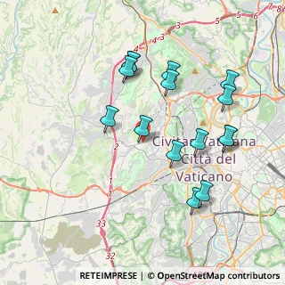 Mappa Via Arcola, 00168 Roma RM, Italia (4.04333)