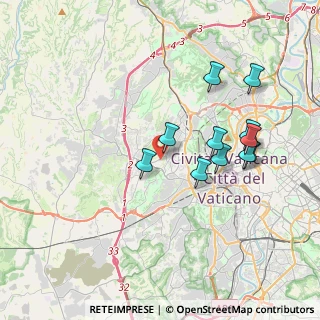 Mappa Via Ortonovo, 00168 Roma RM, Italia (3.73273)