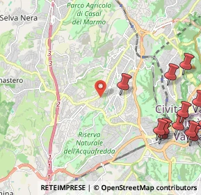 Mappa Via Ortonovo, 00168 Roma RM, Italia (3.782)