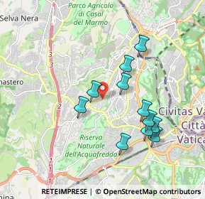 Mappa Via Arcola, 00168 Roma RM, Italia (1.80364)