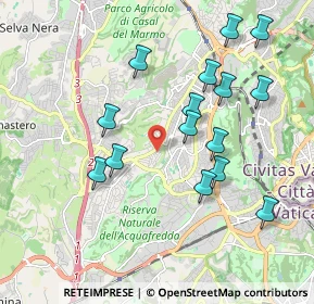 Mappa Via Ortonovo, 00168 Roma RM, Italia (2.04667)
