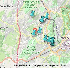 Mappa Via Ortonovo, 00168 Roma RM, Italia (1.62818)