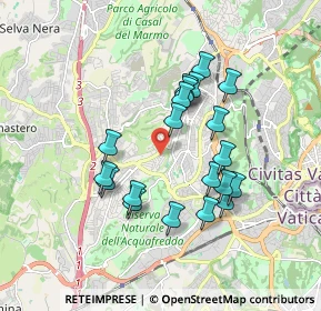 Mappa Via Ortonovo, 00168 Roma RM, Italia (1.68)