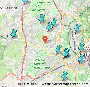 Mappa Via Arcola, 00168 Roma RM, Italia (2.57308)