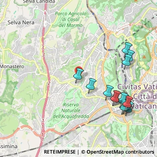 Mappa Via Arcola, 00168 Roma RM, Italia (2.58154)