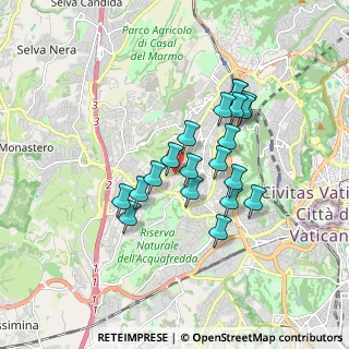 Mappa Via Arcola, 00168 Roma RM, Italia (1.5285)