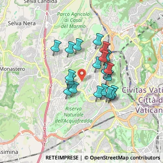 Mappa Via Ortonovo, 00168 Roma RM, Italia (1.467)
