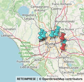 Mappa Via Ortonovo, 00168 Roma RM, Italia (9.16091)