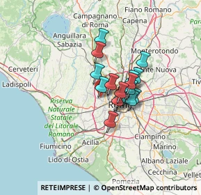 Mappa Via Ortonovo, 00168 Roma RM, Italia (8.59353)