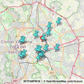 Mappa Via di Villa Koch, 00161 Roma RM, Italia (3.57824)