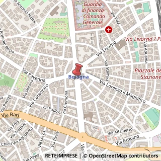 Mappa Piazza Bologna, 22, 00162 Roma, Roma (Lazio)