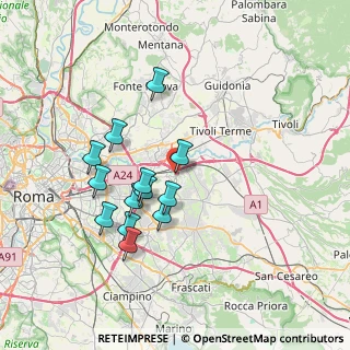 Mappa Via Collatina, 00100 Roma RM, Italia (6.91462)