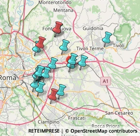 Mappa Via Collatina, 00100 Roma RM, Italia (7.06579)