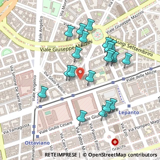 Mappa Via Francesco de Sanctis, 00195 Roma RM, Italia (0.2455)
