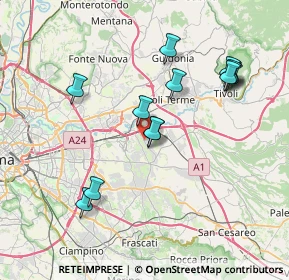 Mappa Via Massa di San Giuliano, 00100 Roma RM, Italia (7.88462)