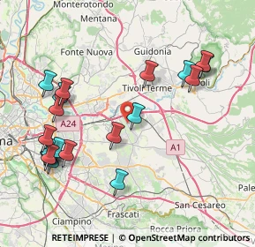 Mappa Via Massa di San Giuliano, 00100 Roma RM, Italia (9.5525)