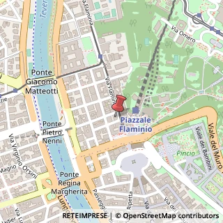 Mappa Via Flaminia, 21, 00196 Roma, Roma (Lazio)