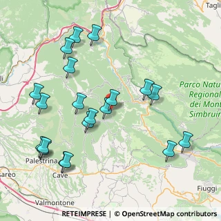 Mappa 00030 Rocca Santo Stefano RM, Italia (9.6765)