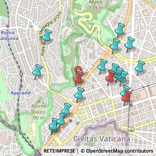 Mappa Via San Tommaso d'Aquino, 00100 Roma RM, Italia (0.6115)