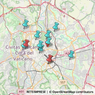Mappa Via Bartolomeo Eustachio, 00100 Roma RM, Italia (3.12)