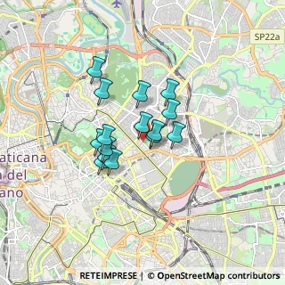 Mappa Via Bartolomeo Eustachio, 00100 Roma RM, Italia (1.244)