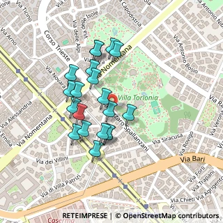 Mappa Via Bartolomeo Eustachio, 00100 Roma RM, Italia (0.2015)