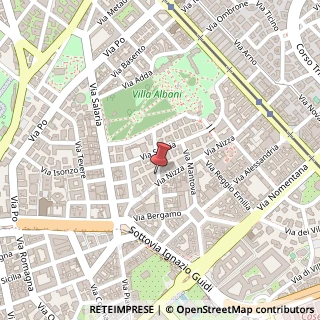 Mappa Via Brescia, 25, 00198 Roma, Roma (Lazio)