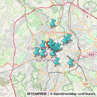 Mappa Via Pietro Borsieri, 00195 Roma RM, Italia (2.41923)