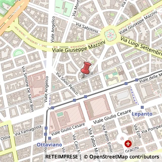 Mappa Via Pietro Borsieri, 8/10, 00195 Roma, Roma (Lazio)