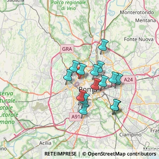 Mappa Via Pietro Borsieri, 00195 Roma RM, Italia (5.98467)