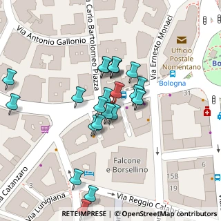 Mappa Via Casentino, 00161 Roma RM, Italia (0.02083)