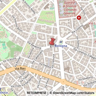 Mappa Via Ravenna, 38, 00161 Roma, Roma (Lazio)