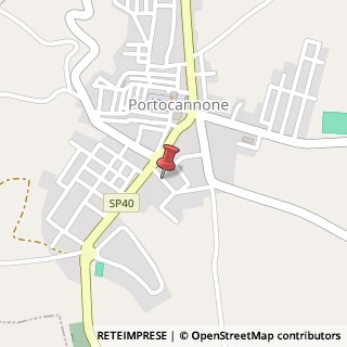 Mappa Via F. Iovine, 12, 86045 Portocannone, Campobasso (Molise)