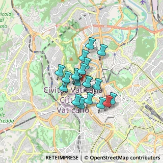 Mappa Via Gabriele Camozzi, 00195 Roma RM, Italia (1.174)