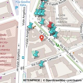 Mappa Via Gabriele Camozzi, 00195 Roma RM, Italia (0.065)