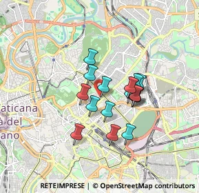 Mappa Via Alessandria, 00197 Roma RM, Italia (1.31176)