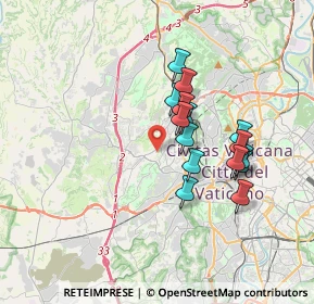 Mappa Via Zignago, 00168 Roma RM, Italia (3.08267)